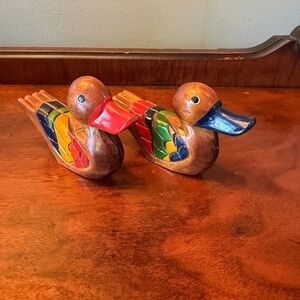 Korean Wooden Wedding Ducks
